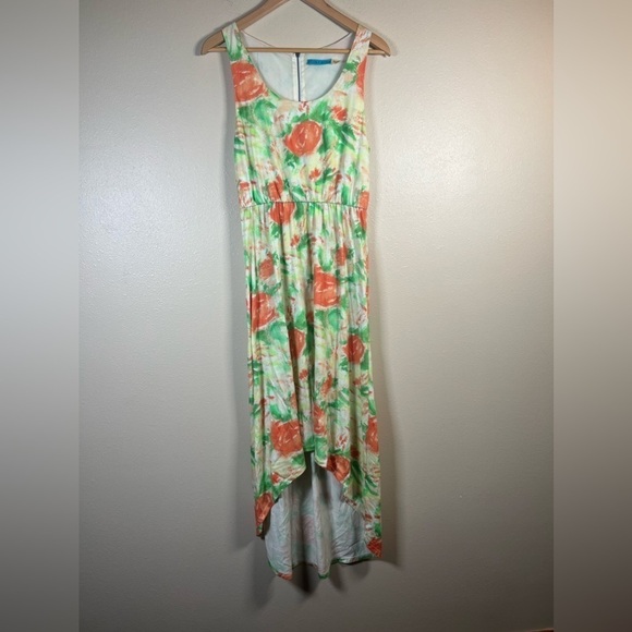 Alice + Olivia Floral Kelly Hi Low Sundress Size 6 - Picture 2 of 10